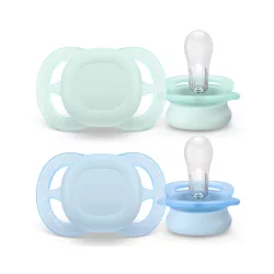   Philips AVENT játszócumi Ultra Start neutral 0-2hó fiús 2db