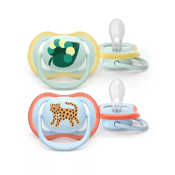 Philips AVENT játszócumi Ultra Air leopárd 0-6hó fiús 2db