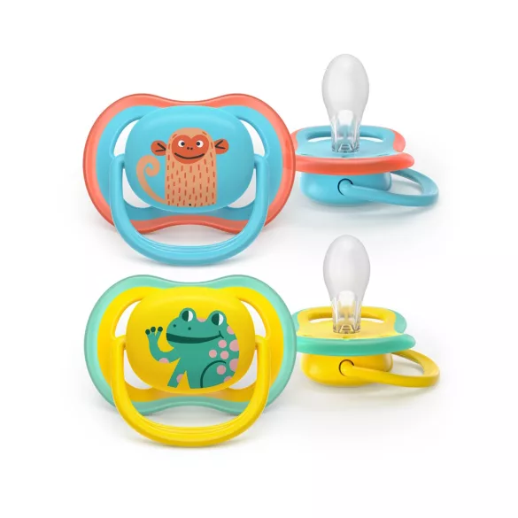 Philips AVENT játszócumi Ultra Air majom 18hó fiús 2db