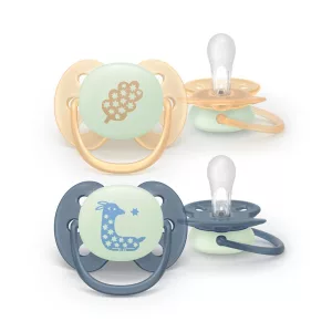 Philips AVENT játszócumi Ultrasoft éjszakai õzike 6-18hó fiús 2db