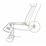 KneeGuardKids4 lábtartó autósüléshez