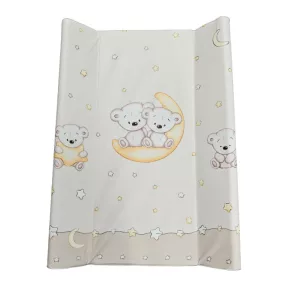 DOMBABY Pelenkázó lap puha vállas P70x50 cm Macis BÉZS 
