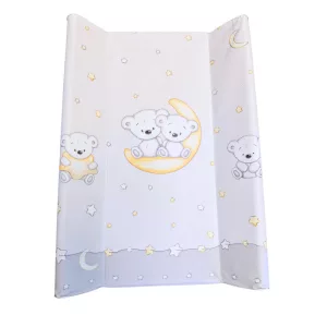 DOMBABY Pelenkázó lap puha vállas P70x50 cm Macis SZÜRKE