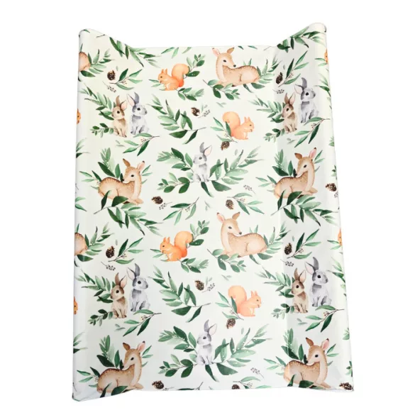 DOMBABY Pelenkázó lap puha vállas P70x50 cm  ŐZIKE ZÖLD