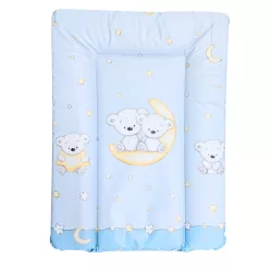 DOMBABY Pelenkázó lap SOFT V70x50 cm Macis KÉK