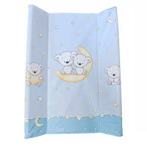 DOMBABY Pelenkázó lap kemény  M70x50 cm Macis KÉK