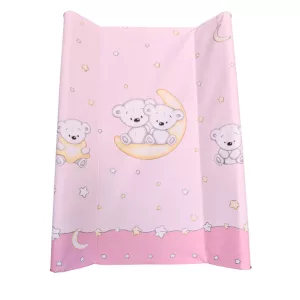 DOMBABY Pelenkázó lap kemény  M70x50 cm Macis PINK