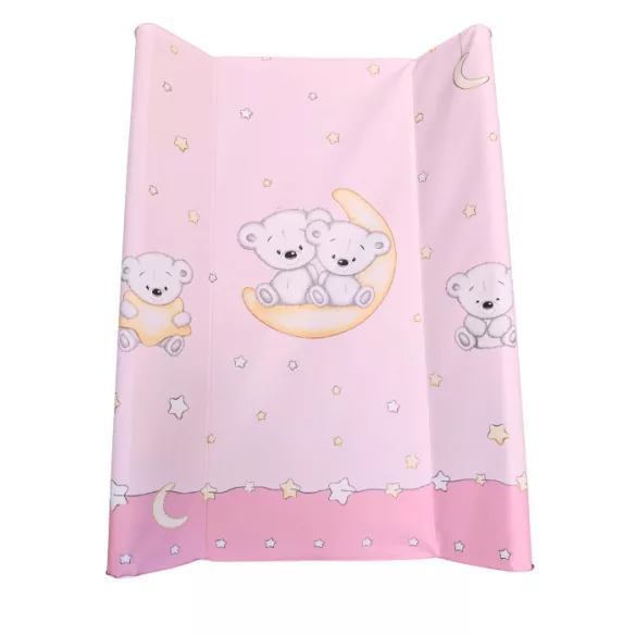DOMBABY Pelenkázó lap kemény  M70x50 cm Macis PINK