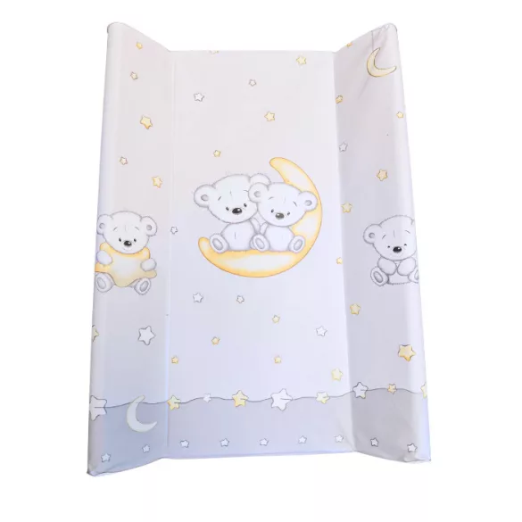 DOMBABY Pelenkázó lap kemény  M70x50 cm Macis SZÜRKE