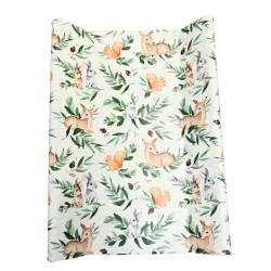 DOMBABY Pelenkázó lap kemény  M70x50 cm  ŐZIKE ZÖLD