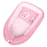 DOMBABY Babafészek 50x75cm MACIS PINK