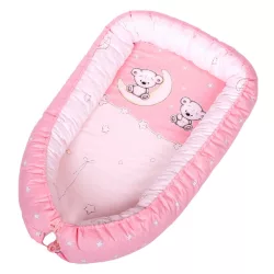 DOMBABY Babafészek 50x75cm MACIS PINK