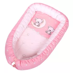 DOMBABY Babafészek 50x75cm MACIS PINK