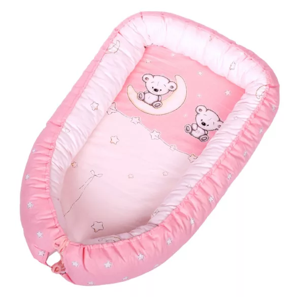 DOMBABY Babafészek 50x75cm MACIS PINK