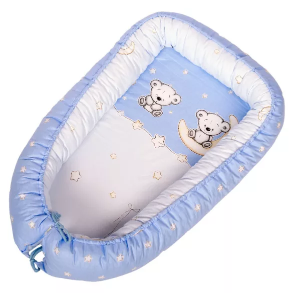 DOMBABY Babafészek  50x75cm MACIS KÉK