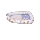 DOMBABY Babafészek  50x75cm MACIS KÉK
