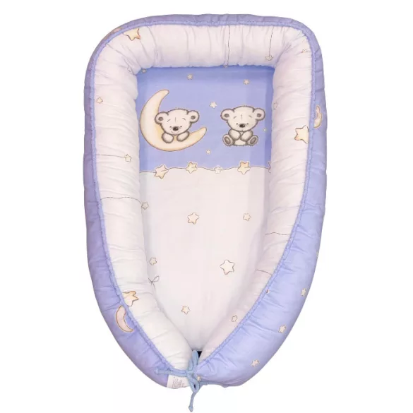 DOMBABY Babafészek  50x75cm MACIS KÉK