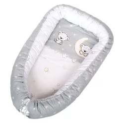 DOMBABY Babafészek 50x75cm  MACIS SZÜRKE