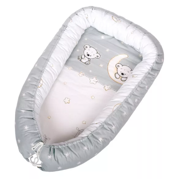 DOMBABY Babafészek 50x75cm  MACIS SZÜRKE