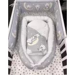DOMBABY Babafészek 50x75cm  MACIS SZÜRKE
