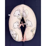 DOMBABY terhességi és szoptatós párna 30x120 cm MACIS PINK 