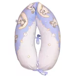 DOMBABY terhességi és szoptatós párna 30x120 cm MACIS KÉK 