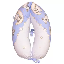   DOMBABY terhességi és szoptatós párna 30x120 cm MACIS KÉK 