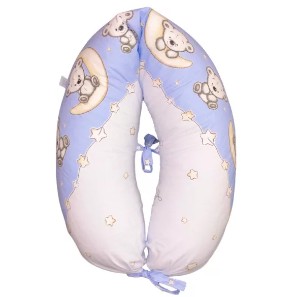 DOMBABY terhességi és szoptatós párna 30x120 cm MACIS KÉK 