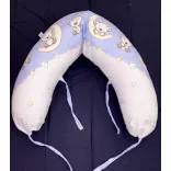 DOMBABY terhességi és szoptatós párna 30x120 cm MACIS KÉK 