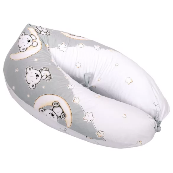 DOMBABY terhességi és szoptatós párna 30x120 cm MACIS SZÜRKE 