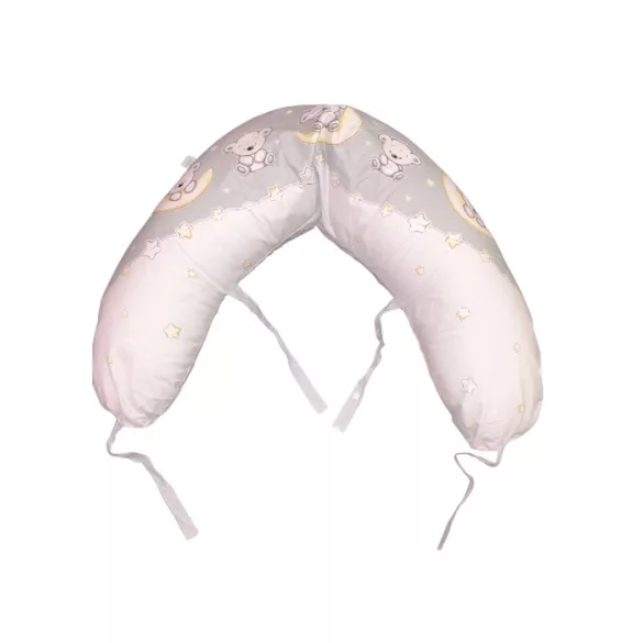 DOMBABY terhességi és szoptatós párna 30x120 cm MACIS SZÜRKE 