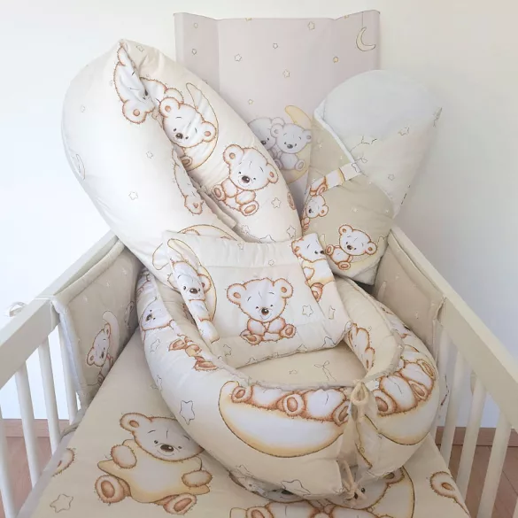 DOMBABY terhességi és szoptatós párna 30x120 cm MACIS BÉZS