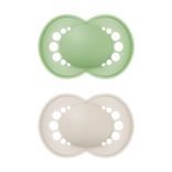 MAM játszócumi Original Unprinted szilikon 16hó dupla