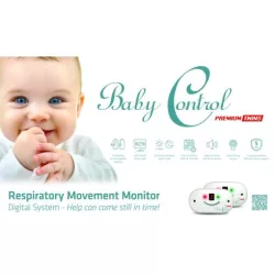   Baby Control Premium TWINS légzésfigyelő készülék 2 gyermek számára
