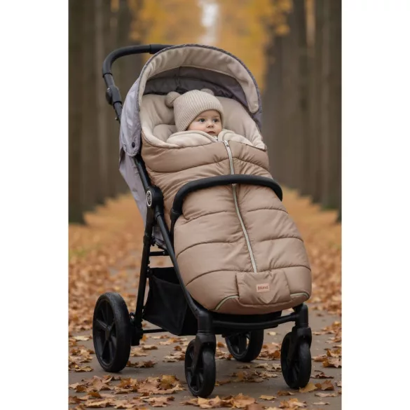 Fillikid bundazsák babakocsiba Eco big 1220-09 natúr