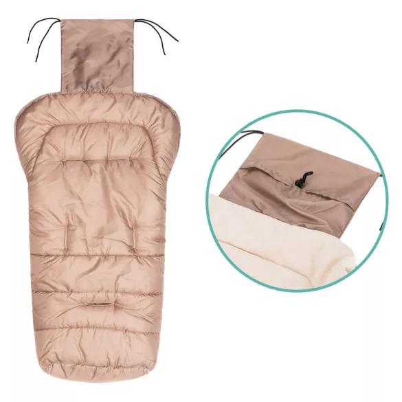 Fillikid bundazsák babakocsiba Eco big 1220-09 natúr