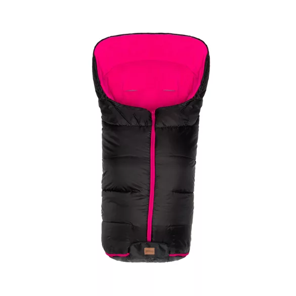 Fillikid bundazsák babakocsiba Eco big 1220-22 fekete pink béléssel