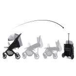 Fill sportbabakocsi - Styler Elite világosszürke melange S750-17