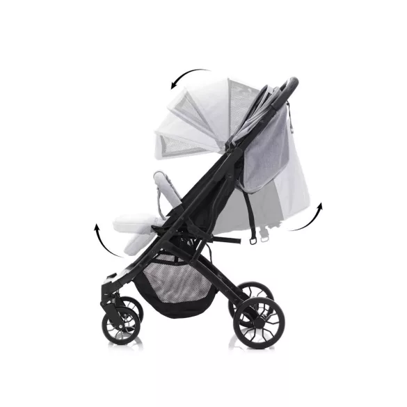 Fill sportbabakocsi - Styler Elite világosszürke melange S750-17