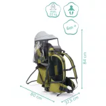 Fillikid háti hordozó Elite zöld HB110-04