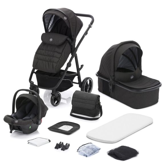 Fill multifunkciós babakocsi Jaguar sötétszürke melange 775-17