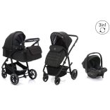 Fill multifunkciós babakocsi Jaguar sötétszürke melange 775-17