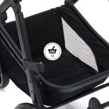 Fill multifunkciós babakocsi Jaguar sötétszürke melange 775-17