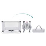 Fillikid utazóágy Nizza szürke 4059-07