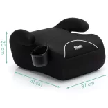 Fillikid ülésmagasító Beltfix I-Size 125-150cm fekete BFL307-06