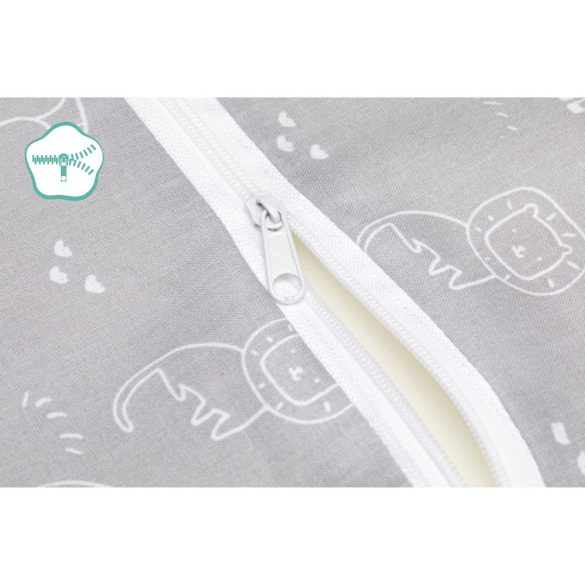 Fillikid utazóágy matrac  - szürke szafari 169-77