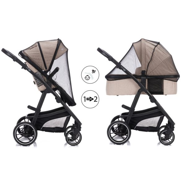 Fill multifunkciós babakocsi Jaguar beige melange 775-09