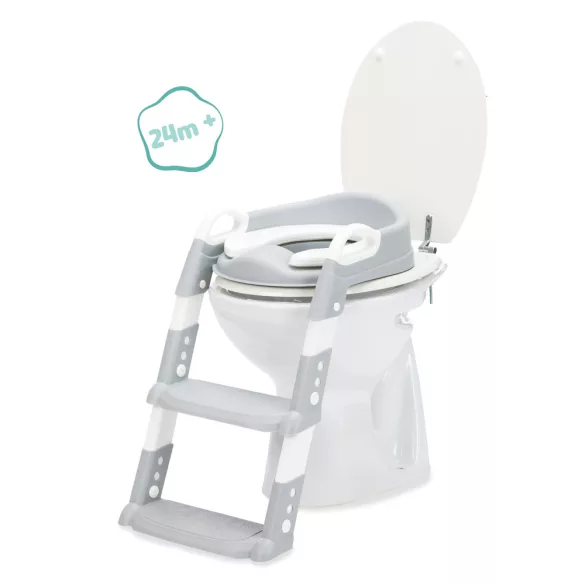 Fillikid lépcsõs wc szûkítõ Ben szürke/fehér BST023-07