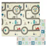 Fillikid játszószõnyeg szivacs Utca 180x200cm dobozban 2212-BOX01