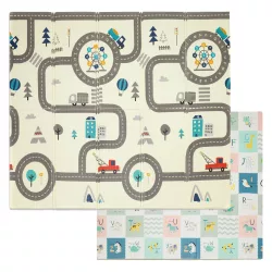   Fillikid játszószõnyeg szivacs Utca 180x200cm dobozban 2212-BOX01